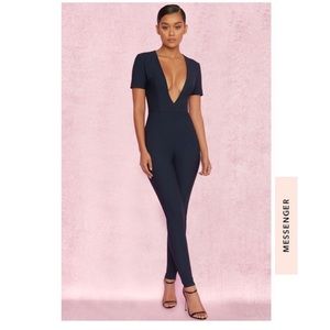 House of CB Jumpsuit Plunge Neckline